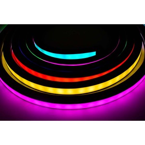<span class=keywords><strong>Tira</strong></span> flexible de luces de neón direccionable, <span class=keywords><strong>tira</strong></span> de luces de color negro completo <span class=keywords><strong>RGB</strong></span> WS2811 5m DC24v 60 <span class=keywords><strong>led</strong></span>/m smd 5050 <span class=keywords><strong>RGB</strong></span> - Product Image 5