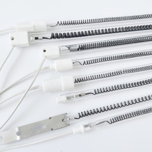 Lâmpada de Aquecimento Circular de Tubo de Quartzo Flexível, Lâmpada Halógena Infravermelha 2kw 2400w 3000w 3600w - Product Image 3