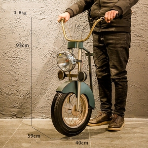 Décoration murale 3D rétro industrielle en métal en forme de tête de <span class=keywords><strong>moto</strong></span>, sculpture de motard pour bar à motards, restaurant sur le thème de <span class=keywords><strong>Route</strong></span> <span class=keywords><strong>66</strong></span>, art mural suspendu - Product Image 3