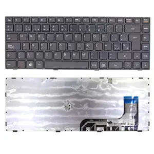 Laptop keyboard for Lenovo 100 14 100-14 100-14IBY 100-14IBD series Spanish Teclado wirh frame Replaceable NEW sp keyboardS