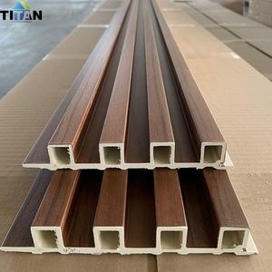 Panneaux en composite bois-plastique, revêtement en PVC, panneau mural cannelé, plaque WPC, panneau mural intérieur - Product Image 2