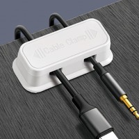Lot de 6 organiseurs de câbles magnétiques en plastique pour la maison et le bureau, supports de câbles adhésifs pour téléphones