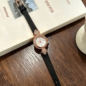 Orologio da Donna Scottie 9609b Retro con Quadrante in Madreperla, Elegante Lunetta con Perline, Impermeabile 3ATM, Movimento al Quarzo, Stile Raffinato - Product Image 4