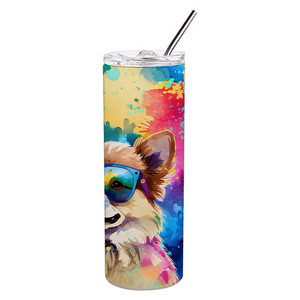 Vaso Delgado de Acero Inoxidable Pomeranian Hippie Dawg - Product Image 2
