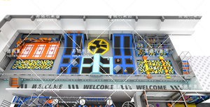 Parque Infantil Interior Grande con Cuerdas Altas, Trampolín y Tobogán - Equipo de Juego Suave Comercial, <span class=keywords><strong>Centro</strong></span> de Entretenimiento y Deportes para Niños - Product Image 4