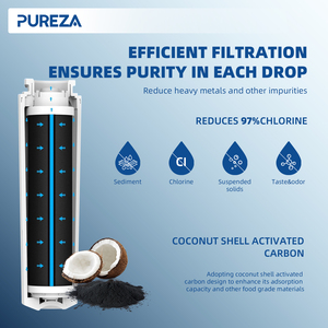 Cartouche de <span class=keywords><strong>filtre</strong></span> à eau pour réfrigérateur PUREZA NSF42 Z011, réduit les PFOS et les COV, remplacement pour le <span class=keywords><strong>filtre</strong></span> de réfrigérateur <span class=keywords><strong>Whirlpool</strong></span> Maytag Ukf8001 - Product Image 5