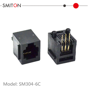Connettore Telefonico Modulare <span class=keywords><strong>RJ11</strong></span> Femmina 6P4C per PCB - Product Image 3