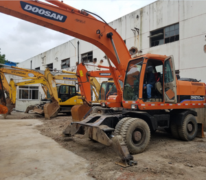 Doosan-excavadora de segunda mano DH210W, excavadora de ruedas segunda mano, precio bajo en shanghai - Product Image 4