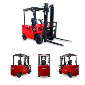 Dongwang 1 Ton 1.5 Ton 2 Ton 3 Ton Small Forklift Power Reach Stacker Forklift Semi Propane Electric Forklift 2.5 Ton