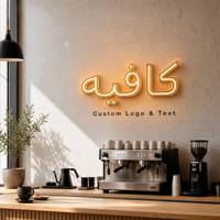 Enseigne LED rétroéclairée personnalisée Have Fun, lettres en acier inoxydable 3D, décoration murale de luxe pour restaurant, bar, café