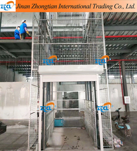 Pengangkat kargo elektrik 2025 dengan rol elektrik pintu rana Platform kerja udara gudang barang Platform pengangkat - Product Image 3