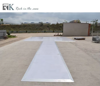 Carreaux de piste de danse de mariage portables blancs imperméables RK vente en gros carreaux de sol pour événement à emboîtement