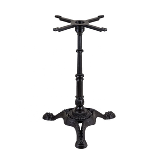 Antique Style Durable Steel Restaurant <b>Table</b> <b>Legs</b> for Hotel & Outdoor Dining Cast Iron Cafe <b>Table</b> Base Wholesale - Product Image 3