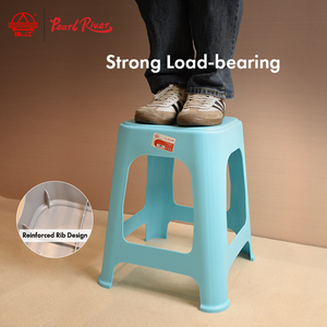 Stackable Plastic Chair <b>with</b> Fine Grain Detail Easy to Store and Clean - Product Image 4