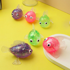 Novelty Kids' Anti-Stress Squeeze <b>Fish</b> Wholesale <b>Toy</b> with Maltose for Years Soft TPR Stress Relief Unisex Ages - Product Image 3
