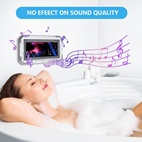 Support de téléphone universel étanche pour douche, fixation murale, miroir de salle de bain, baignoire, cuisine, bureau, hauteur réglable