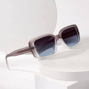Rectangle <b>Sunglasses</b> Full Rim Gradient Lenses Unisex Adult Sun Protection 100% UV Protection - Product Image 2