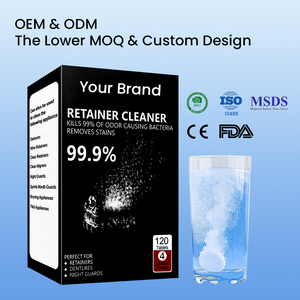 Tabletas de Limpieza para Retenedores y Alineadores Compatibles con <span class=keywords><strong>Invisalign</strong></span>, Mejora la Durabilidad del Blanqueamiento Dental - Product Image 2