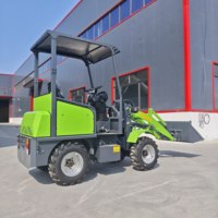 Minipala Gommata Elettrica 4x4 CE 500kg con Batteria, Nuova, per Giardino e Fattoria, con Articolazione, per Vendita all'Ingrosso