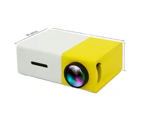 LED Mini Projector 480X272พิกเซลรองรับเครื่องเล่นวิดีโอบ้านแบบพกพา1080P