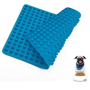 Силиконовая форма для домашних животных, коврик для выпечки, листы для готовки, силиконовая форма для печенья в форме мини-сердца для собак, 255
