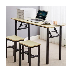 Chất Lượng Cao Hiện Đại Hình Chữ Nhật Có Thể Gập Lại Dài Kim Loại Bằng Gỗ Đào Tạo Bảng Trường Lớp Học Phòng Máy Tính Bàn Làm Việc - Product Image 2