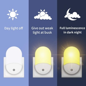 Lámpara Nocturna LED RGB con Sensor de Luz Inteligente, Enchufe de Pared para EE. UU., Reino Unido y UE, 110v 220V, Mini Luces RGB Atenuables para Niños - Product Image 3