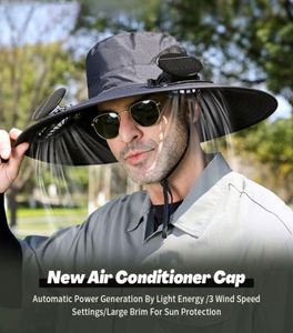 Chapeau Bob à Large Bord avec Ventilateur Solaire Intégré pour la Pêche et la Randonnée – Protection Solaire Extérieure – Idéal Cadeau Fête des Pères – Nouvelle Collection - Product Image 3