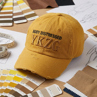 Vintage gewassen Oxford twill baseballcap met luipaardprint, verweerde randen, 3D puff borduurwerk, luxe enkelrijig gespsluiting