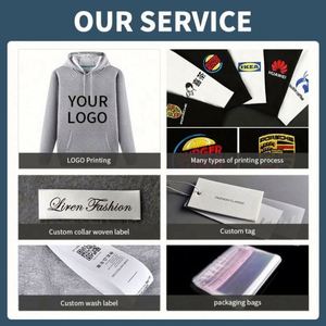 Pulls à col rond pour hommes, automne-hiver, tissu en coton personnalisé avec intérieur en polaire, motif uni, fabrication ODM - Product Image 6