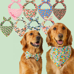 وشاح للكلاب بتصميم مخصص وفاخر قابل للتعديل مع نمط مطبوع بالتسامي، هدية مثالية لأعياد الميلاد أو العطلات مثل الكريسماس أو الهالوين - Product Image 3