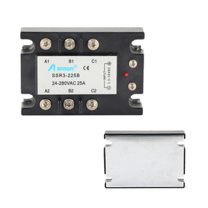 รีเลย์สตาร์ทเตอร์ 3 เฟส 3-32VDC เป็น 24-480V SSR 40A-120A 150A 200A ตัวควบคุมแรงดันไฟฟ้า 480v DC เป็น AC โซลิดสเตตรีเลย์ - Product Image 5