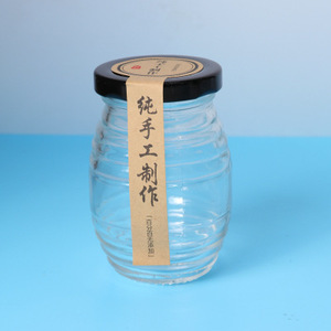 Frascos de Vidrio Transparente para Miel al por Mayor, Personalizados, de 100ml, 250ml, 500ml y 1000ml con Tapas de Rosca, Frascos Redondos de Vidrio para Mermelada - Product Image 5