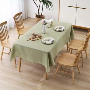 Polyester Linen tìm kiếm Khăn trải bàn rắn không thấm nước bảng vải cho home & nhà hàng sử dụng - Product Image 3