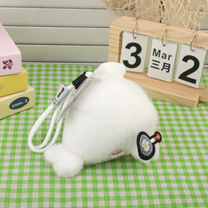 Llaveros de peluche de nutria de la serie <span class=keywords><strong>Chef</strong></span>, suaves y adorables, con <span class=keywords><strong>mini</strong></span> sartén, para decoración de mochilas y bolsos, venta al por mayor - Product Image 6