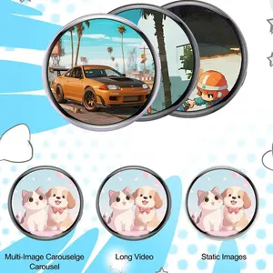 Tarjeta de Identificación Digital para Personal, Pantalla Táctil HD de 1.85 Pulgadas, Bluetooth Recargable, Código Abierto, API Abierta, Programación Personalizable, Dispositivo Inteligente con IA - Product Image 1
