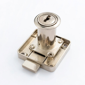 Manufacturer Wholesale High Quality Zinc Alloy Anti-Theft Copper <strong>Key</strong> <strong>Drawer</strong> <strong>Lock</strong> Locker <strong>Lock</strong> Wardrobe <strong>Drawer</strong> Door Security <strong>Lock</strong> - Product Image 1