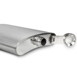 Logo personnalisé Entonnoir métallique anti-fuite Bocaux en acier inoxydable pour <span class=keywords><strong>whisky</strong></span> Pot à vin Poche Portable Flasque en acier inoxydable - Product Image 4