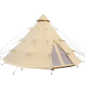 Phong Cách Mới Cắm Trại Tipi Lều Vải Ấn Độ Teepee Bell Lều