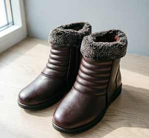 Botas de Invierno Impermeables para Mujer con Forro de Felpa y Cremallera Lateral - Botas de <span class=keywords><strong>Nieve</strong></span> Cálidas e Informales para Clima Frío - Product Image 2