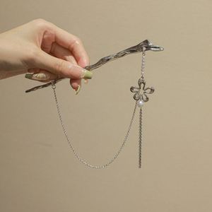 Nuevo Pasador de Pelo con Cadena de Mariposa Estilo Chino Dulce, Horquilla con Borlas Estilo Y2K, Palillo para el Cabello con Encanto, Uso Diario, Accesorio Vintage para el Cabello de Mujer - Product Image 6