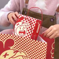 Caja Cuadrada para Hamburguesas de Cartón Blanco con Logotipo Impreso a Cuatro Colores, Personalizada, Ecológica, Desechable, Reciclable y Biodegradable