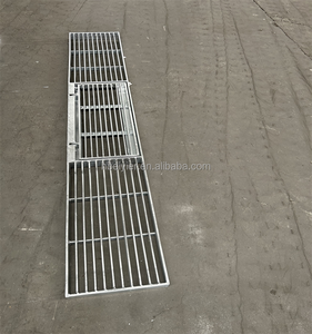 <span class=keywords><strong>Rejilla</strong></span> de Drenaje de Acero Galvanizado HDB de Singapur, Rejillas Metálicas de 1800x300 mm con Apertura de Bisagra <span class=keywords><strong>para</strong></span> Cubierta de Drenaje de Piso de Casa - Product Image 1