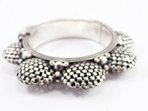 Bracelets faits à la main en argent sterling 925 de qualité supérieure, design traditionnel, bijoux du Rajasthan - Product Image 3