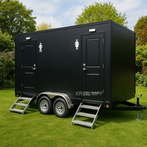 Baños Portátiles Móviles 2025, Elegantes Inodoros en Venta, Remolque de Baño de Lujo - Product Image 4