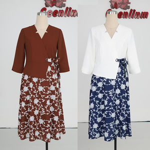 Ropa Africana al por Mayor 2024, Vestidos Turcos para Mujer, Elegantes, Últimos Modelos de Vestidos de Oficina - Product Image 3