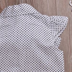 Robes d'été en coton pour enfants, filles, femmes, dames, ensembles de 2 pièces avec nœud papillon et bandeau - Product Image 4