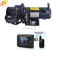 OkyRie Chauffage de stationnement diesel 12V 24V 15KW à faible bruit, type eau, préchauffeur de moteur avec télécommande LCD pour bateau et camping-car, vente en gros
