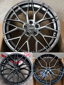 NJQS 5x112 Volk Racing <span class=keywords><strong>Te37</strong></span> 16-19 Zoll Aluminiumlegierung Felgen Radnaben Jantes Flegen Neuzustand ET45 Mehrspeichen Gunmetal Finish - Product Image 5