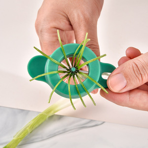 Stainless Steel Scallion Slicer Multi Functional Vegetable Cutter For Kitchen Use With Blade Design - Product Image 3